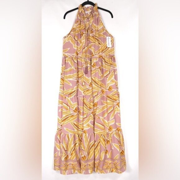NWT Anthropologie Boemo Maxi Dress Floral Tassels V Neck Sleeveless R4592 - Picture 1 of 15